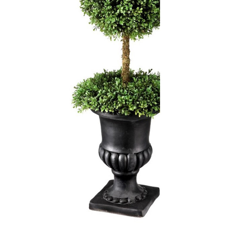 Primrue 54'' Faux Boxwood Topiary in Urn & Reviews Wayfair